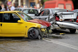 Multi vehicle car crash attorney